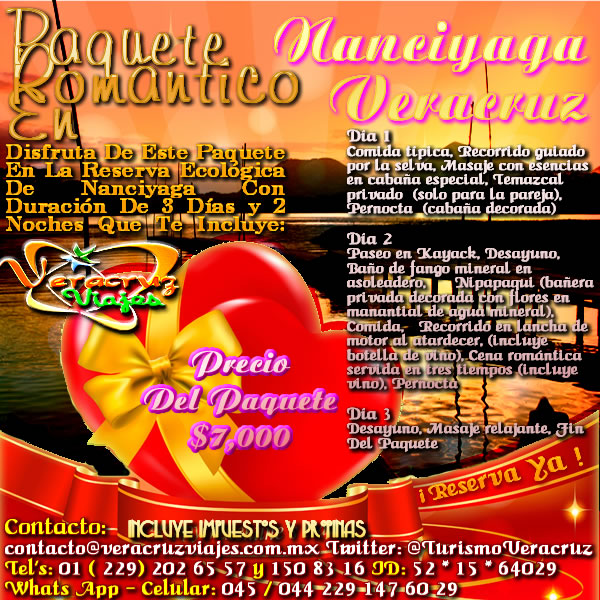 Paquete Rom�ntico En La Reserva Ecol�gica De Nanciyaga