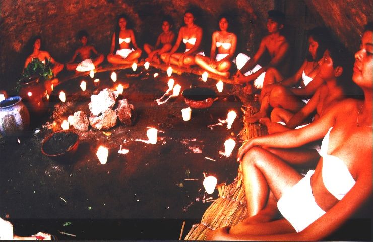 Ba�o de Temascal En La Reserva Ecol�gica de Nanciyaga Catemaco Veracruz